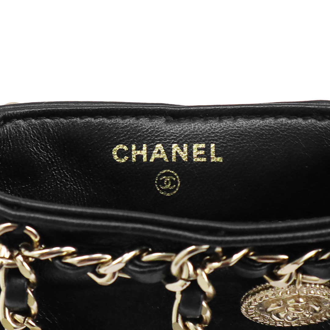 CHANEL - シャネル コイン チェーンショルダー バッグ スマホ CHANEL - シャネル コイン チェーンショルダー バッグ スマホ