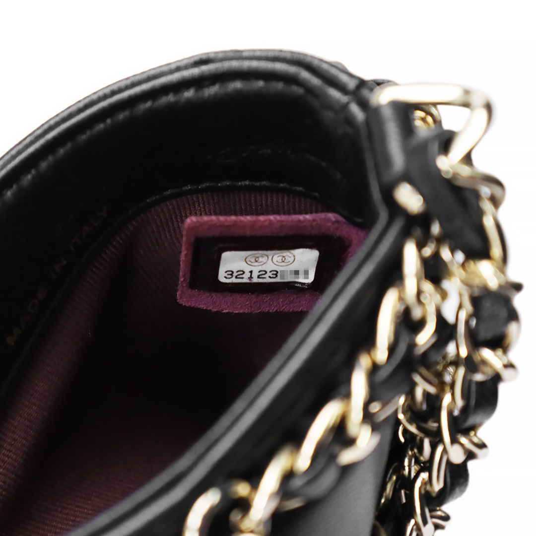 CHANEL - シャネル コイン チェーンショルダー バッグ スマホ フォン
