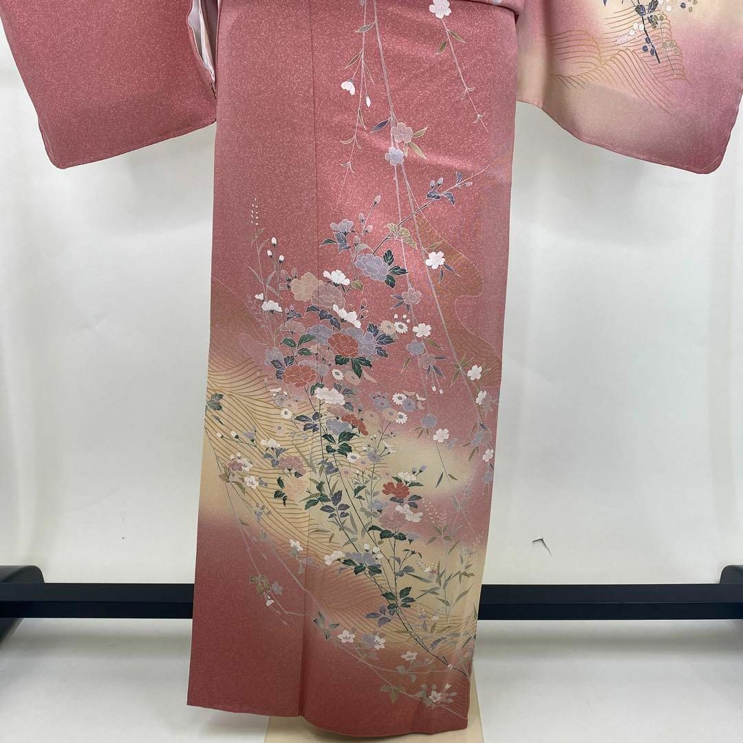 訪問着セット 中古 ピンク 入学式 長襦袢 重ね衿 帯上げ 帯〆 R 訪問着セット 中古 ピンク 入学式 長襦袢 重ね衿 帯上げ 帯〆 R