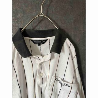 Christian Dior - 【美品】 クリスチャンディオール ポロシャツ 鹿の子