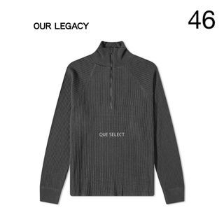 新品未使用　23AW OUR LEGACY HALF ZIP KNIT