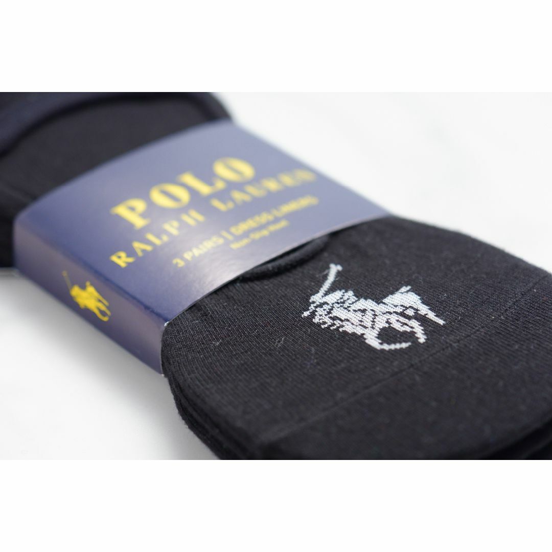 POLO RALPH LAUREN(ポロラルフローレン)のPOLOポロラルフローレン【 3足セット／男女兼用】フットカバー【新品】 レディースのレッグウェア(ソックス)の商品写真