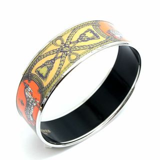 Hermes - 美品 エルメス エマイユGM ホース柄 バングル ブレス 七宝