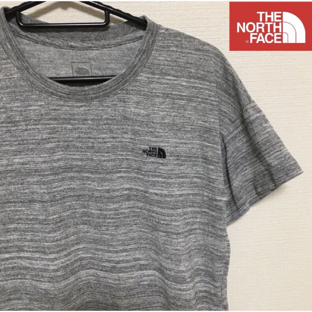 THE NORTH FACE(ザノースフェイス)のTHE NORTH FACE  ノースフェイス　ワンピース　膝丈　刺繍ロゴ レディースのワンピース(ロングワンピース/マキシワンピース)の商品写真