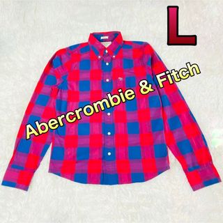 アバクロンビーアンドフィッチ(Abercrombie&Fitch)のアバクロ メンズ 長袖シャツ Lサイズ(シャツ)