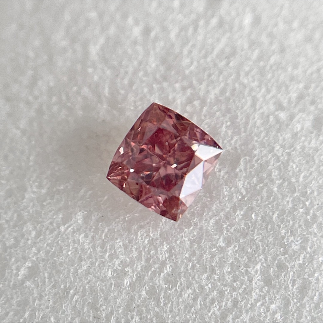 0.093ct SI-2 FANCY VIVID PURPLISH PINK