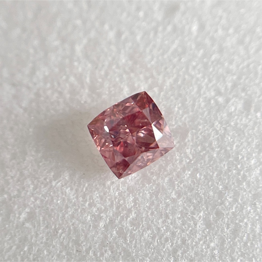 0.093ct SI-2 FANCY VIVID PURPLISH PINK