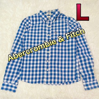 アバクロンビーアンドフィッチ(Abercrombie&Fitch)のアバクロ メンズ 長袖シャツ Lサイズ(シャツ)