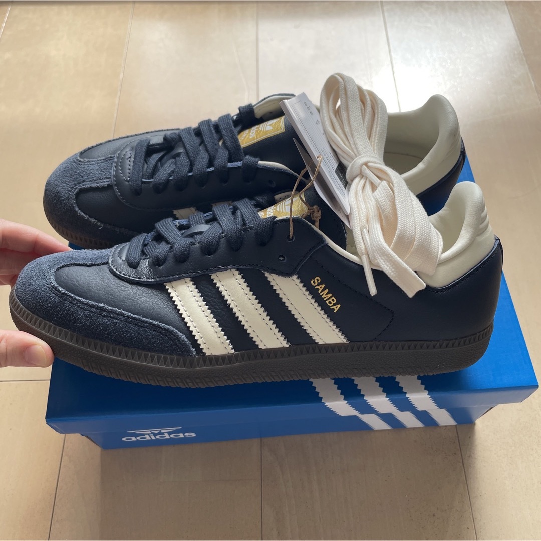 adidas - adidas SAMBA OG 新品未使用 24.5cm サンバ ネイビーの通販