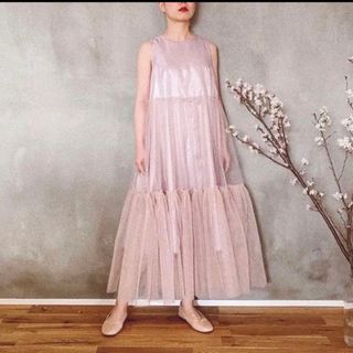 madder madder LONG TULLE DRESS(ロングワンピース/マキシワンピース)