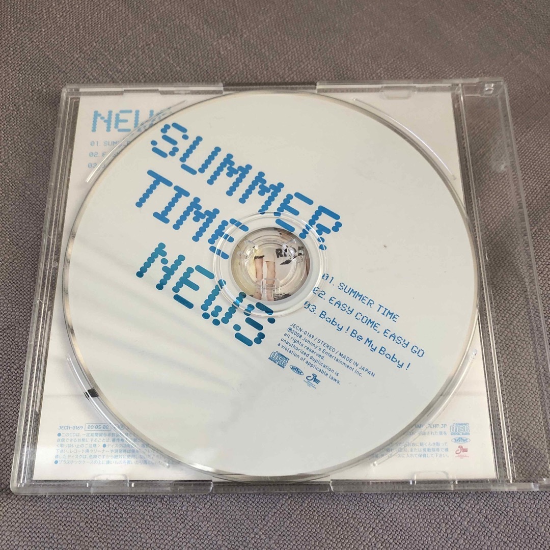 NEWS(ニュース)のSUMMER TIME NEWS シングル エンタメ/ホビーのCD(ポップス/ロック(邦楽))の商品写真