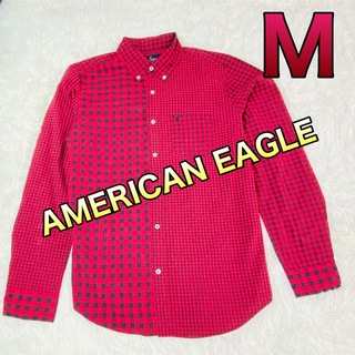 アメリカンイーグル(American Eagle)のアメリカンイーグル メンズ 長袖シャツ Mサイズ(シャツ)