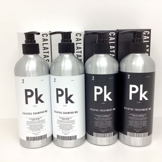 【4本最安！】カラタスNH2+ シャンプー＆トリートメントセット Pk(ピンク)(シャンプー/コンディショナーセット)