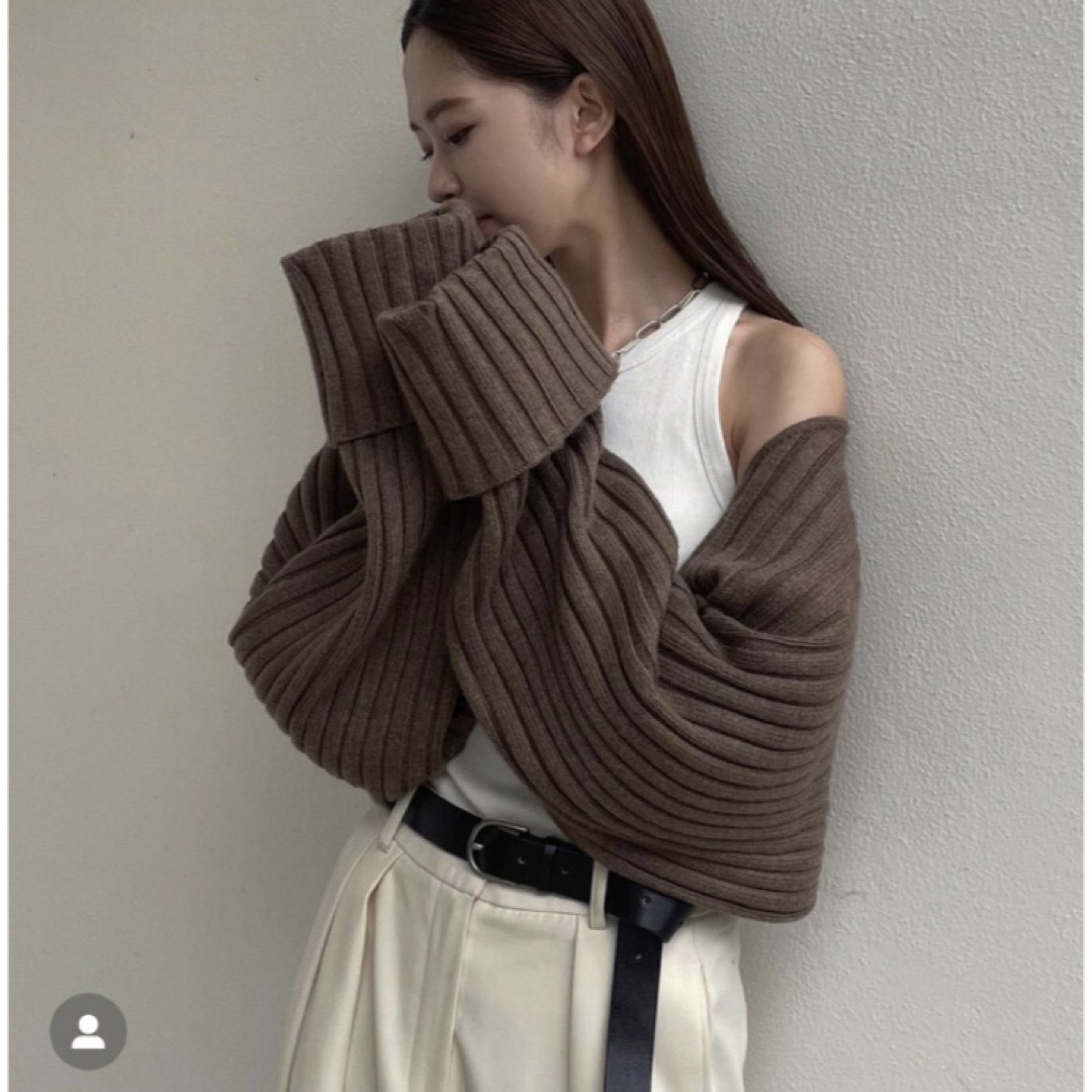 TODAYFUL Volume Knit Sleeve ボリュームニットスリーブ - カーディガン