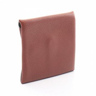 エルメス(Hermes)のバスティア ルージュアッシュ コインケース エバーカラー レッドブラウン シルバー金具 B刻印(財布)