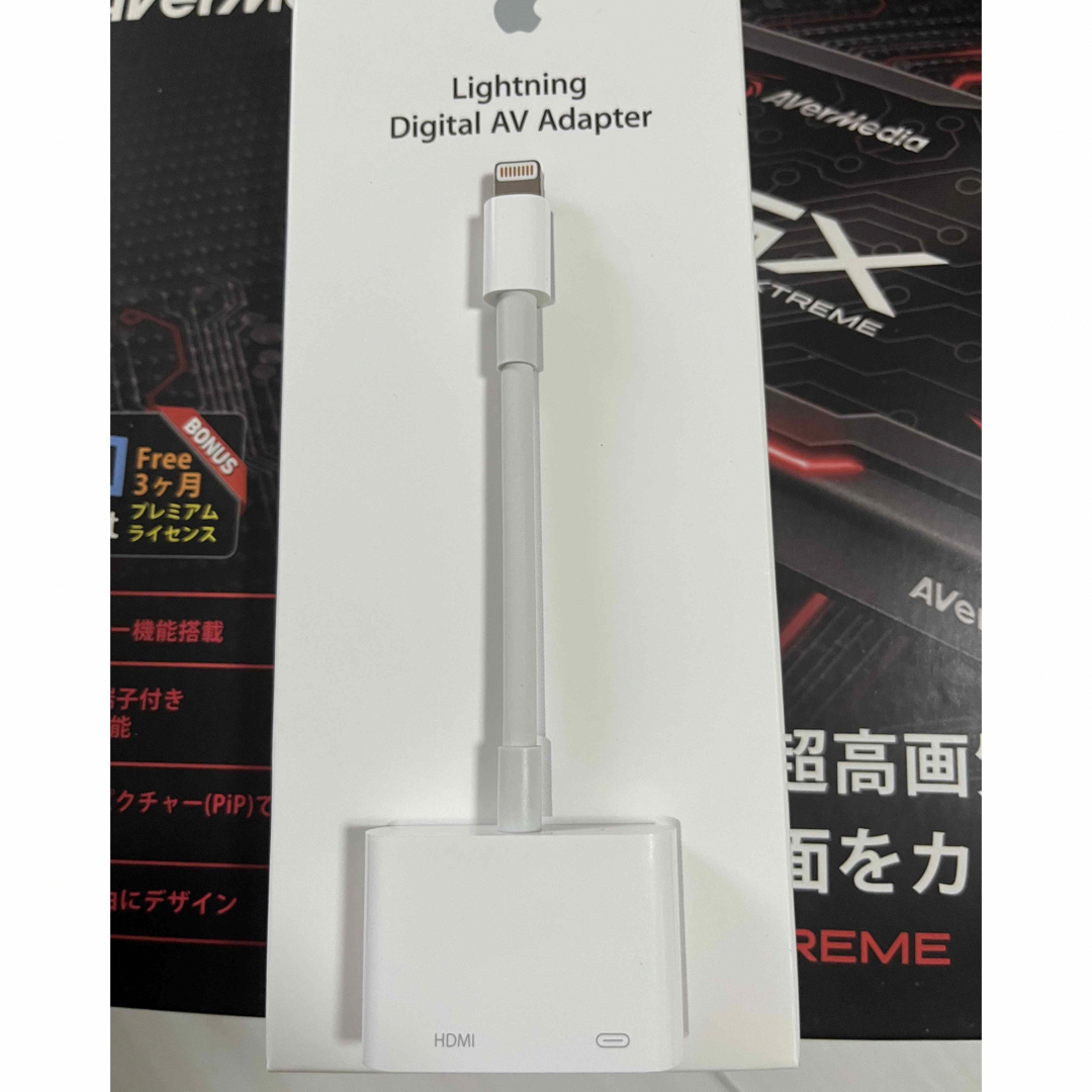 Apple Lightning Digital AV Adapter 純正 - 映像用ケーブル