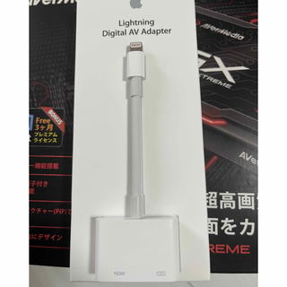 アップル(Apple)のApple  Lightning Digital AV Adapter 純正(映像用ケーブル)