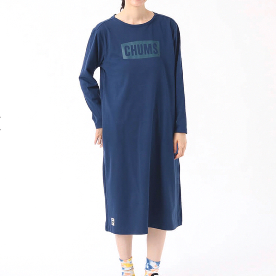 CHUMS(チャムス)の新品　CHUMS Logo Burushed ワンピース　チャムス  nal レディースのワンピース(ひざ丈ワンピース)の商品写真