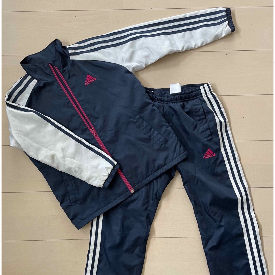 adidas - adidas ウインドブレーカー セットアップ キッズ 130の通販