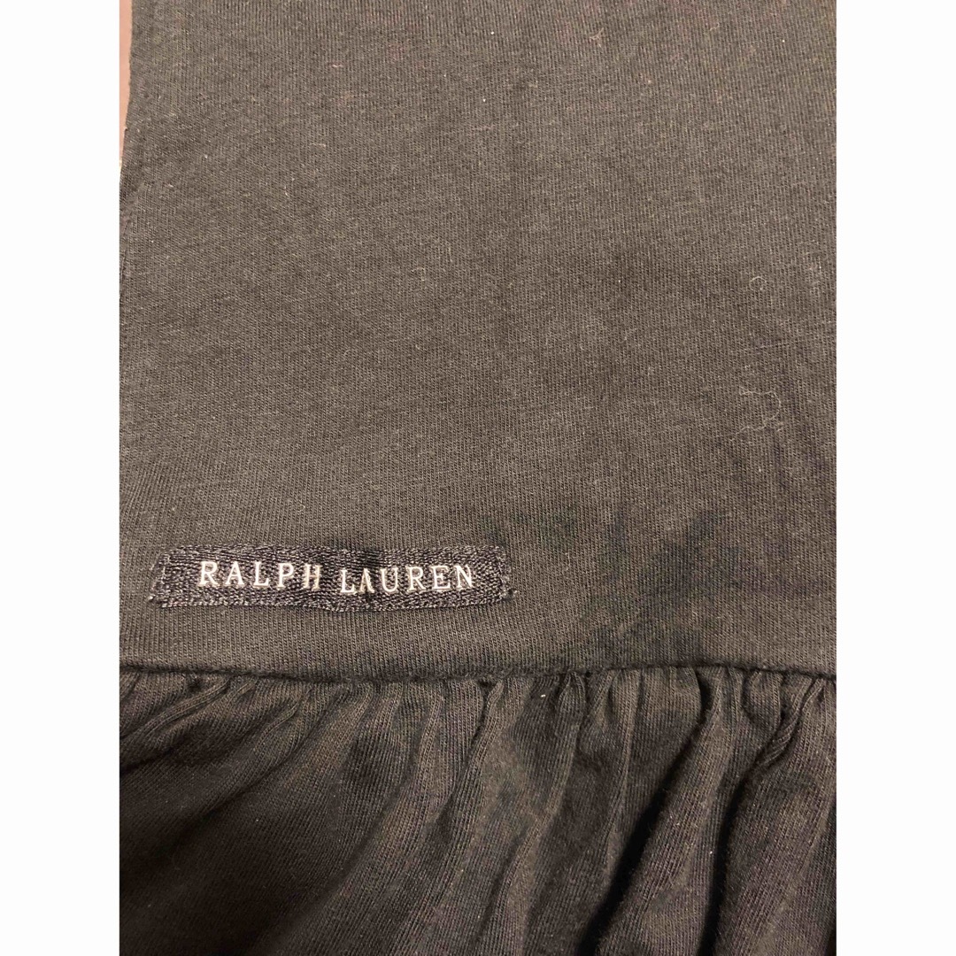 POLO RALPH LAUREN(ポロラルフローレン)のラルフローレン黒ミニワンピ　120 キッズ/ベビー/マタニティのキッズ服女の子用(90cm~)(ワンピース)の商品写真