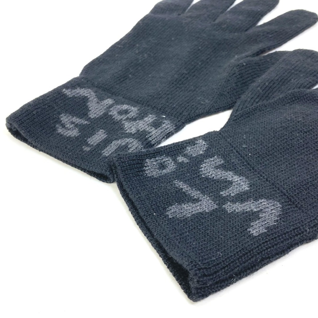 LOUIS VUITTON(ルイヴィトン)のルイヴィトン LOUIS VUITTON グラフィティ 手袋 グローブ ウール ブラック メンズのファッション小物(手袋)の商品写真