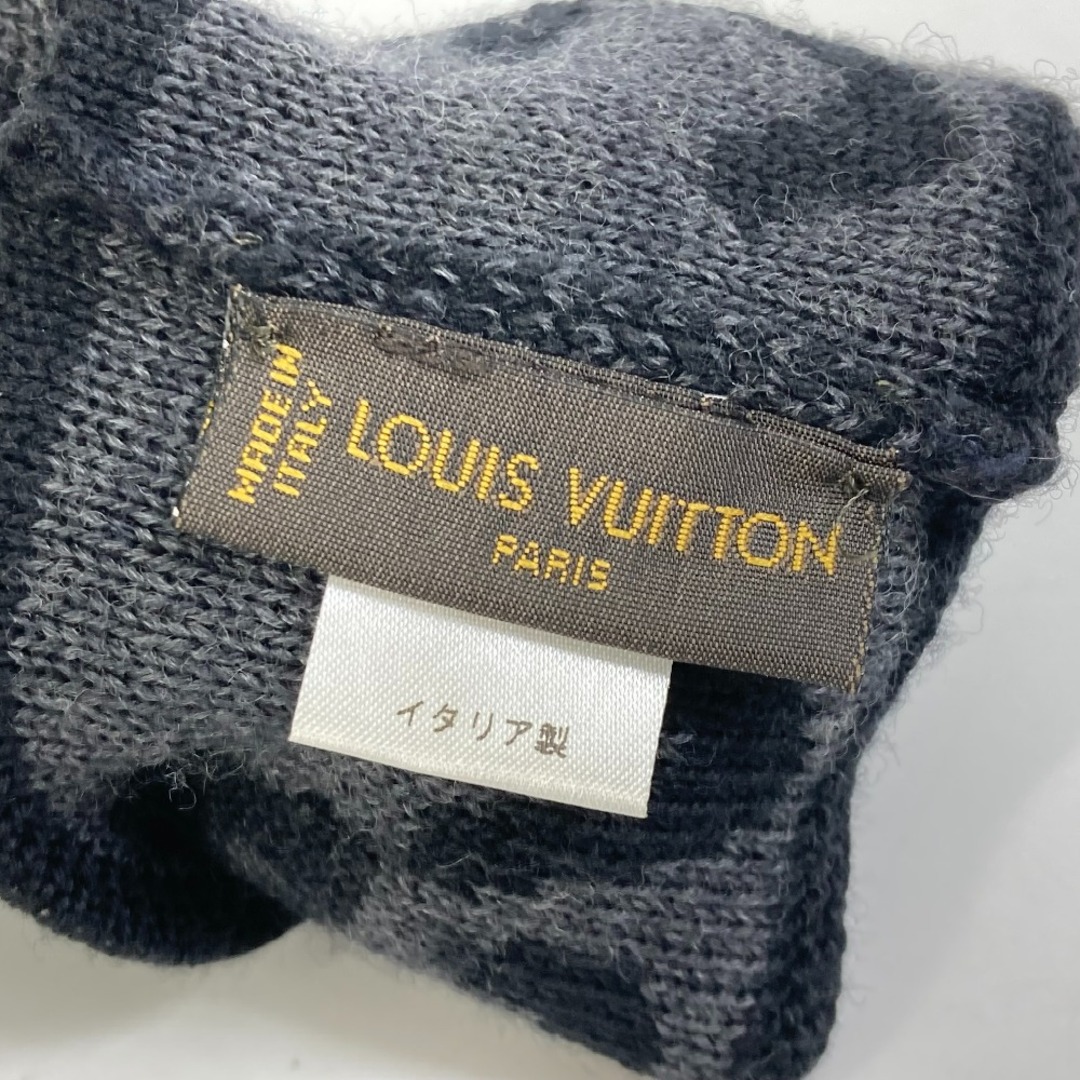 LOUIS VUITTON(ルイヴィトン)のルイヴィトン LOUIS VUITTON グラフィティ 手袋 グローブ ウール ブラック メンズのファッション小物(手袋)の商品写真