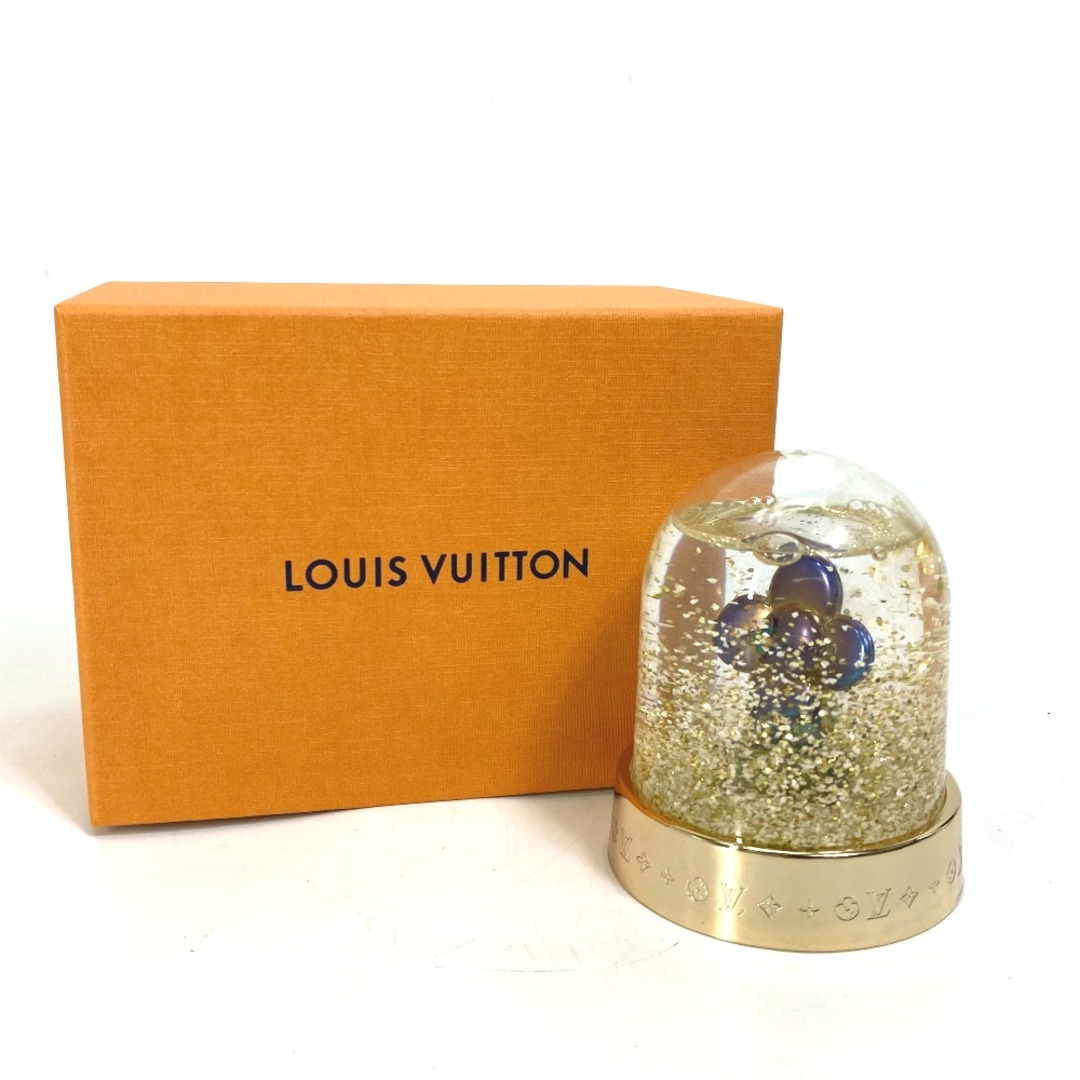 LOUIS VUITTON(ルイヴィトン)のルイヴィトン LOUIS VUITTON ヴィヴィエンヌ R97453 非売品 限定 スノーボール スノードーム オブジェ ガラス ゴールド 新品同様 エンタメ/ホビーの美術品/アンティーク(彫刻/オブジェ)の商品写真