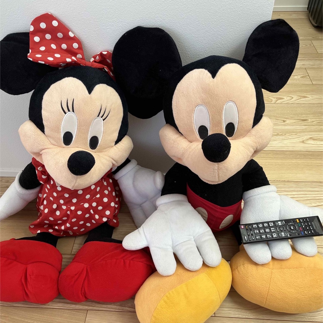 Disney - 特大 ミッキーミニーぬいぐるみの通販 by Rika's shop SALE ...