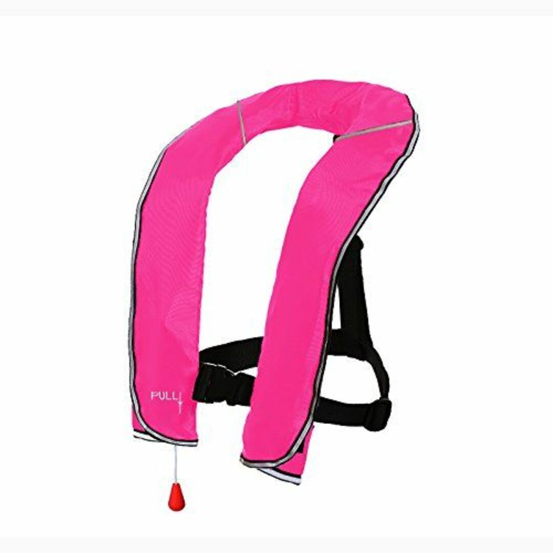 【色: ピンク　手動膨張】ライフジャケット ベスト 釣り 売れに売れています！