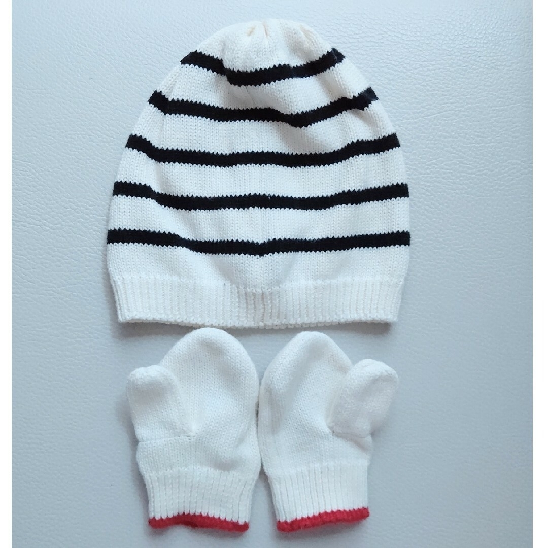 ★ベビーギャップ　babygap ニットロンパース　帽子　手袋