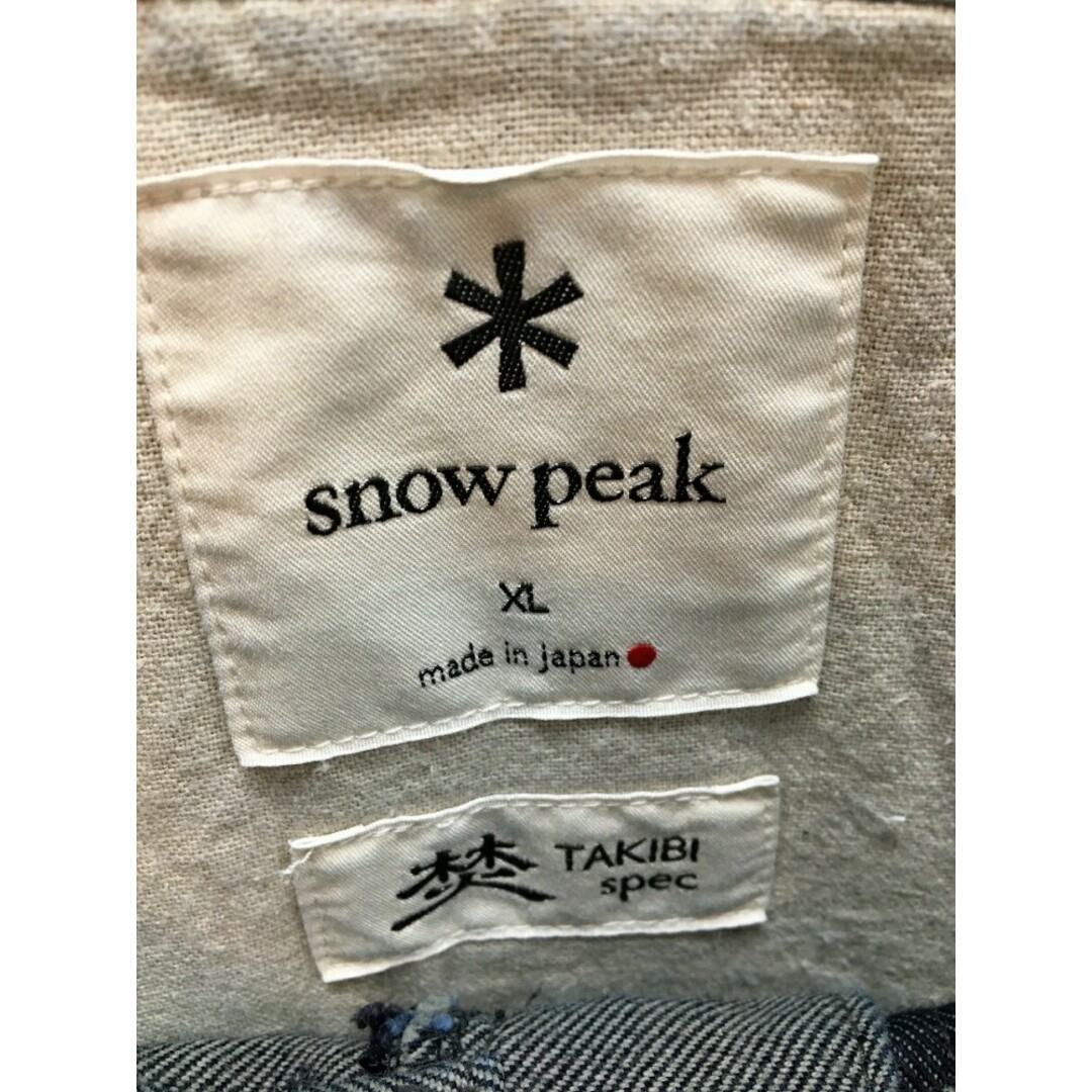 Snow Peak(スノーピーク)のsnow peak TAKIBI DENIM OVERALL スノーピーク デニム オーバーオール AL21AU102【中古】【004】 メンズのジャケット/アウター(カバーオール)の商品写真