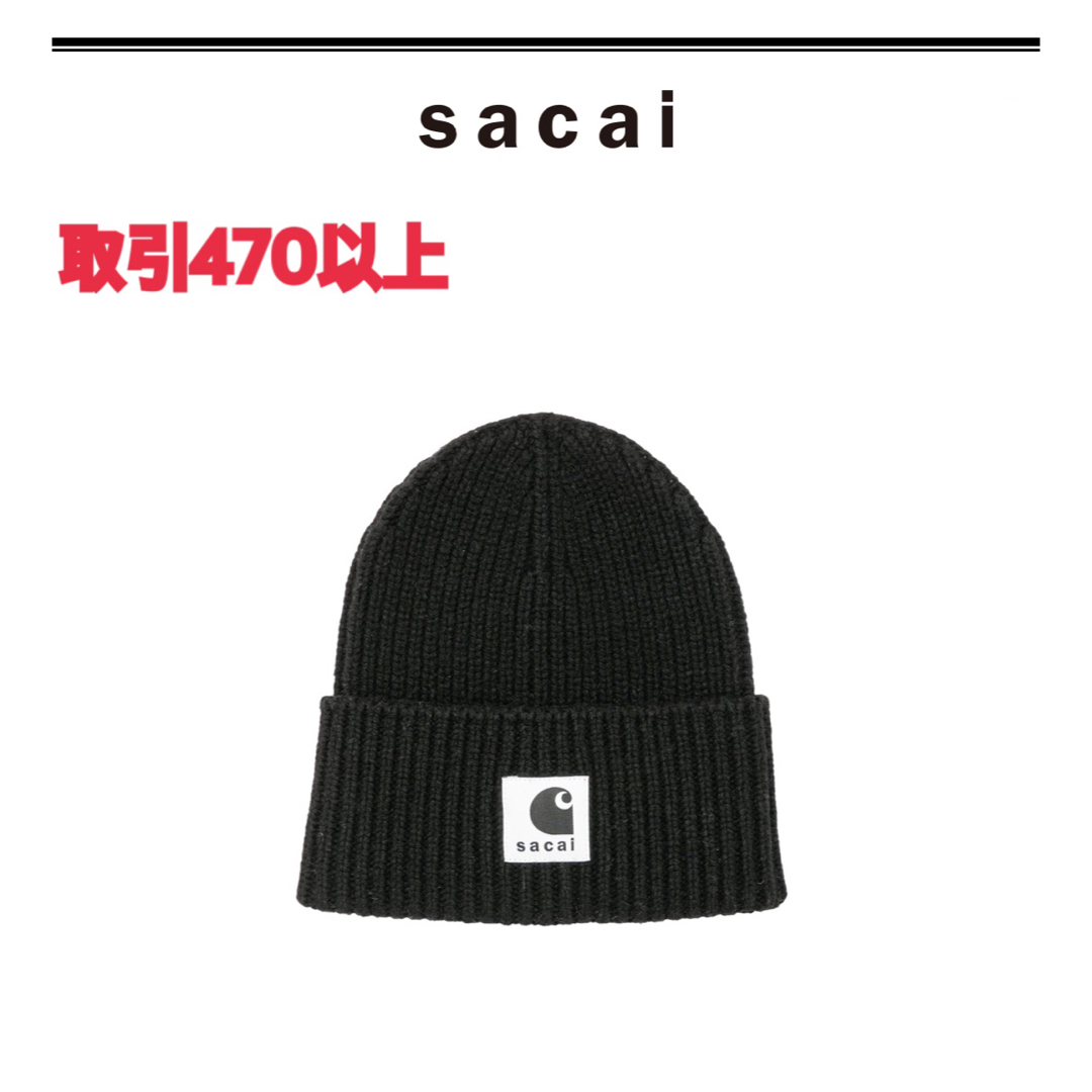 sacai Carhartt WIP x sacai Beanie Blackの通販 by でぶちゃん's