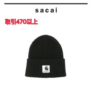 sacai - Carhartt WIP x sacai Beanie Blackの通販 by でぶ sacai - Carhartt WIP x sacai Beanie Blackの通販 by でぶ