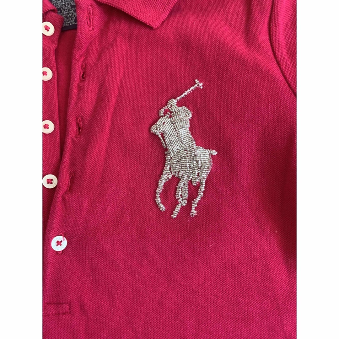 Ralph Lauren(ラルフローレン)のラルフローレンポロシャツ130 キッズ/ベビー/マタニティのキッズ服女の子用(90cm~)(Tシャツ/カットソー)の商品写真