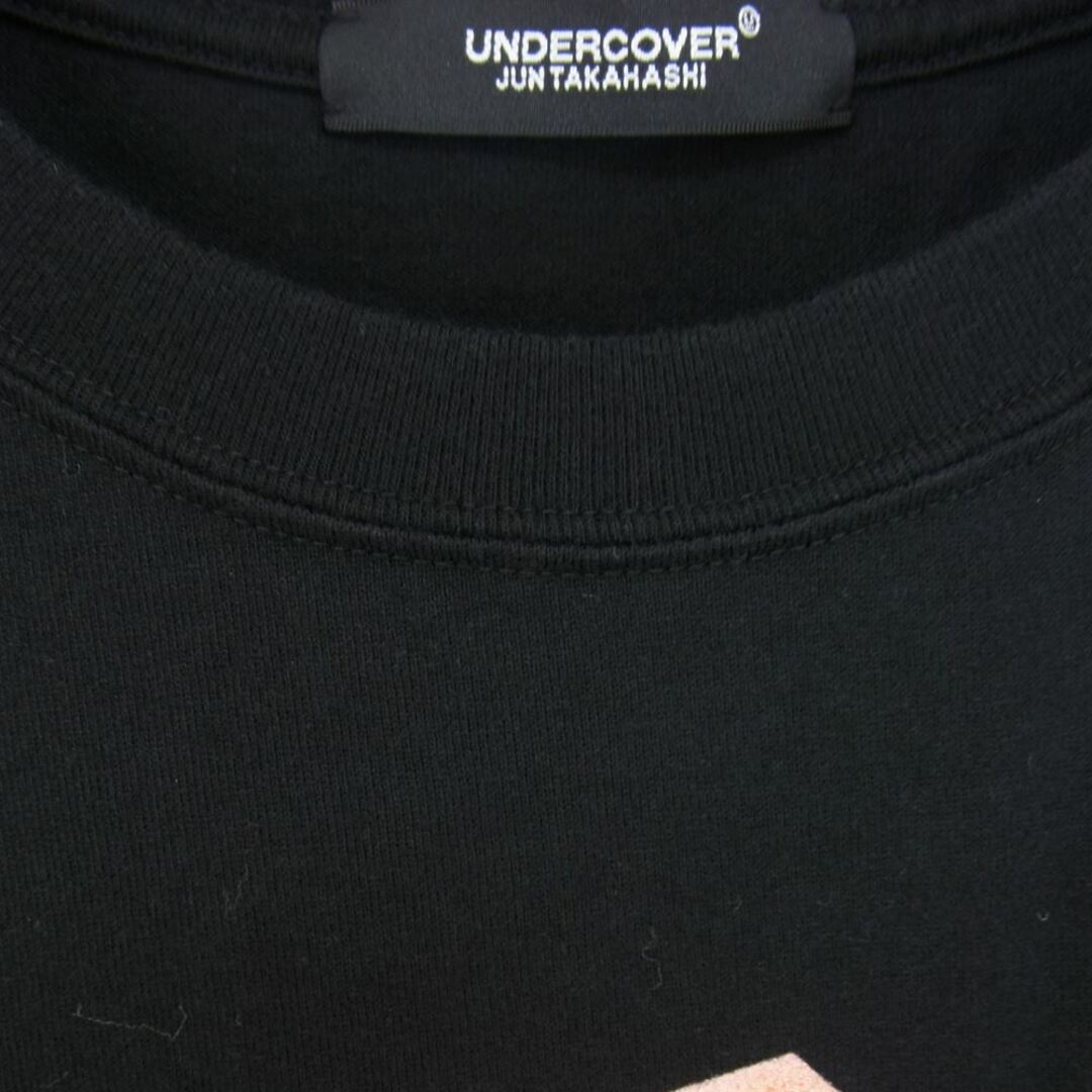 UNDERCOVER アンダーカバー カットソー 23SS UC1C1894 WOMENS ROSE/EYE コットン ロング Tシャツ ブラック系 2【極上美品】 2