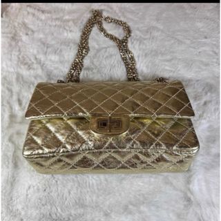 鑑定済CHANEL 限定24cm  シャネル2.55 マトラッセショルダー