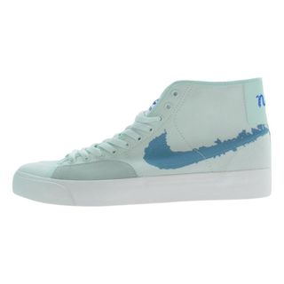 ナイキ(NIKE)のNIKE ナイキ スニーカー DM8553-300 SB Blazer Court Mid Premium SB ブレーザー コート ミッド プレミアム スニーカー ライトブルー系 29cm【極上美品】【中古】(スニーカー)