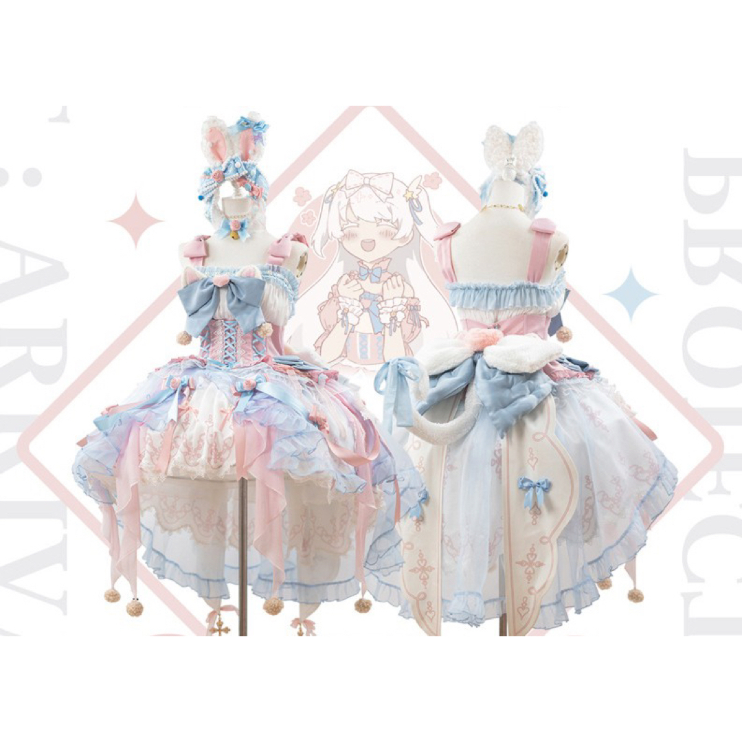 Angelic Pretty(アンジェリックプリティー)のエペティス 魔法少女降臨計画 レディースのワンピース(ミニワンピース)の商品写真