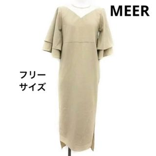 ザラ(ZARA)のMEERメーアシースルーロングワンピース　ザラスナイデルレディースファッション服(ロングワンピース/マキシワンピース)