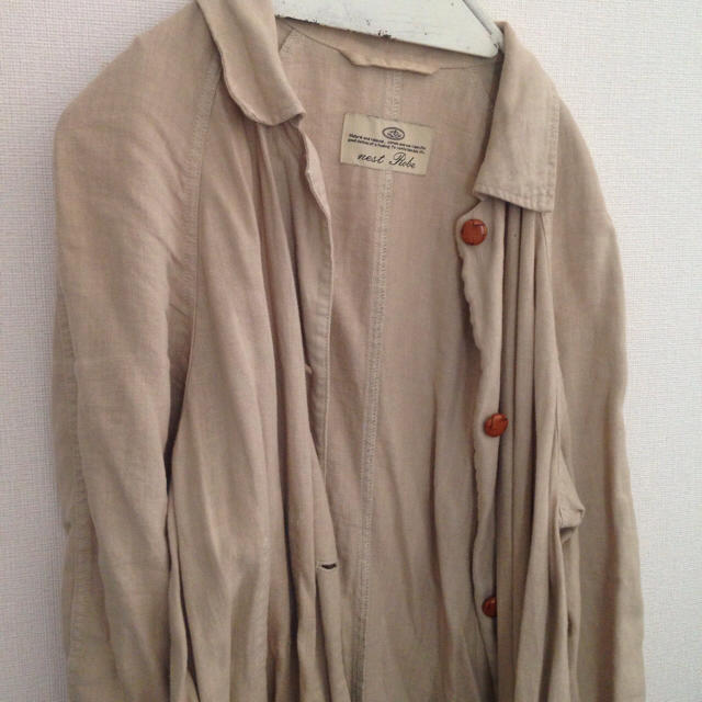 nest Robe(ネストローブ)のnR リネンコート レディースのジャケット/アウター(スプリングコート)の商品写真