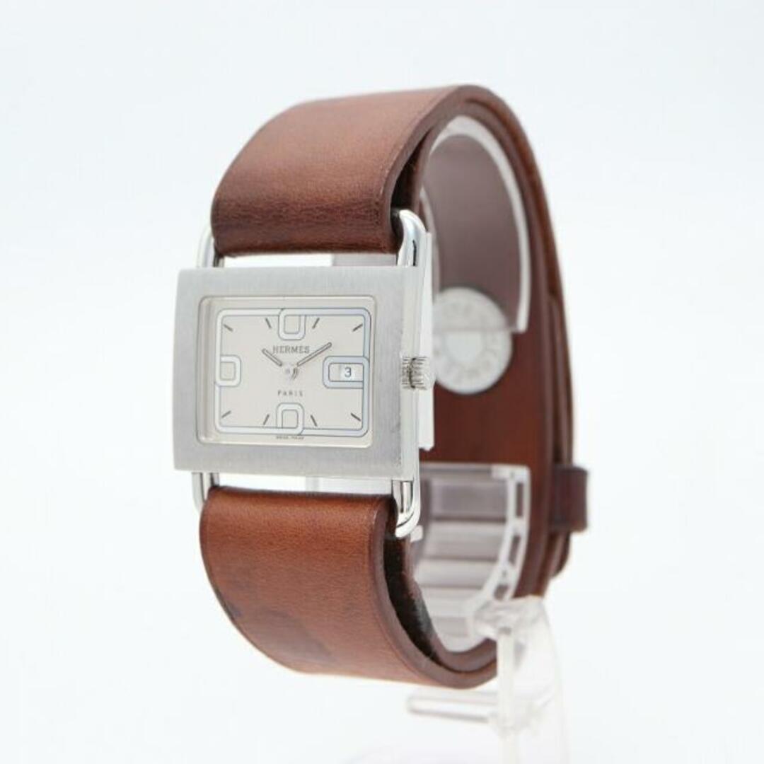 Hermes - バレニア レディース 腕時計 クオーツ SS レザー シルバー