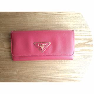 プラダ(PRADA)のプラダ　財布　長財布 PRADA  ピンク(財布)