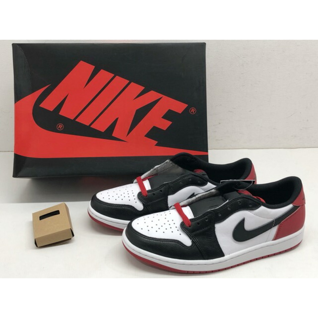 NIKE エアジョーダン1 LOW OG Black Toe 27.5cm-