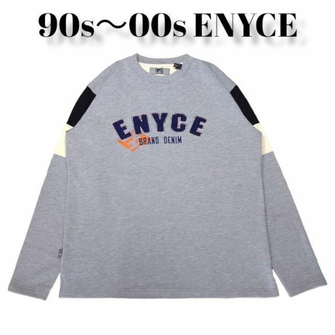 00s ENYCE スウェットトレーナー 古着 hiphop エニーチェ 刺繍 | フリマアプリ ラクマ