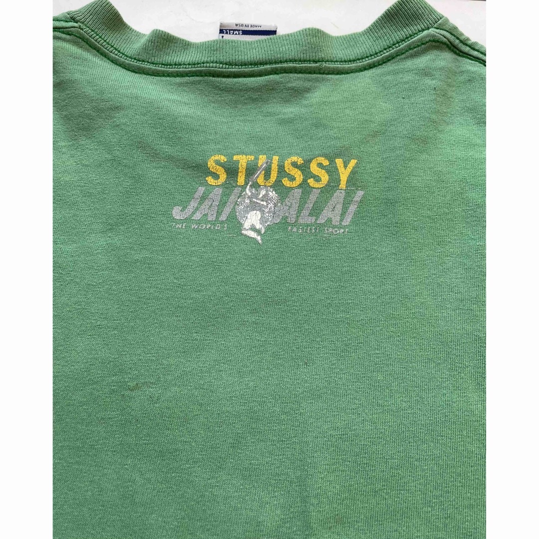 STUSSY(ステューシー)のビンテージ　オールド　ステューシー　90s 最終銀タグ  USA製　両面プリント メンズのトップス(Tシャツ/カットソー(半袖/袖なし))の商品写真