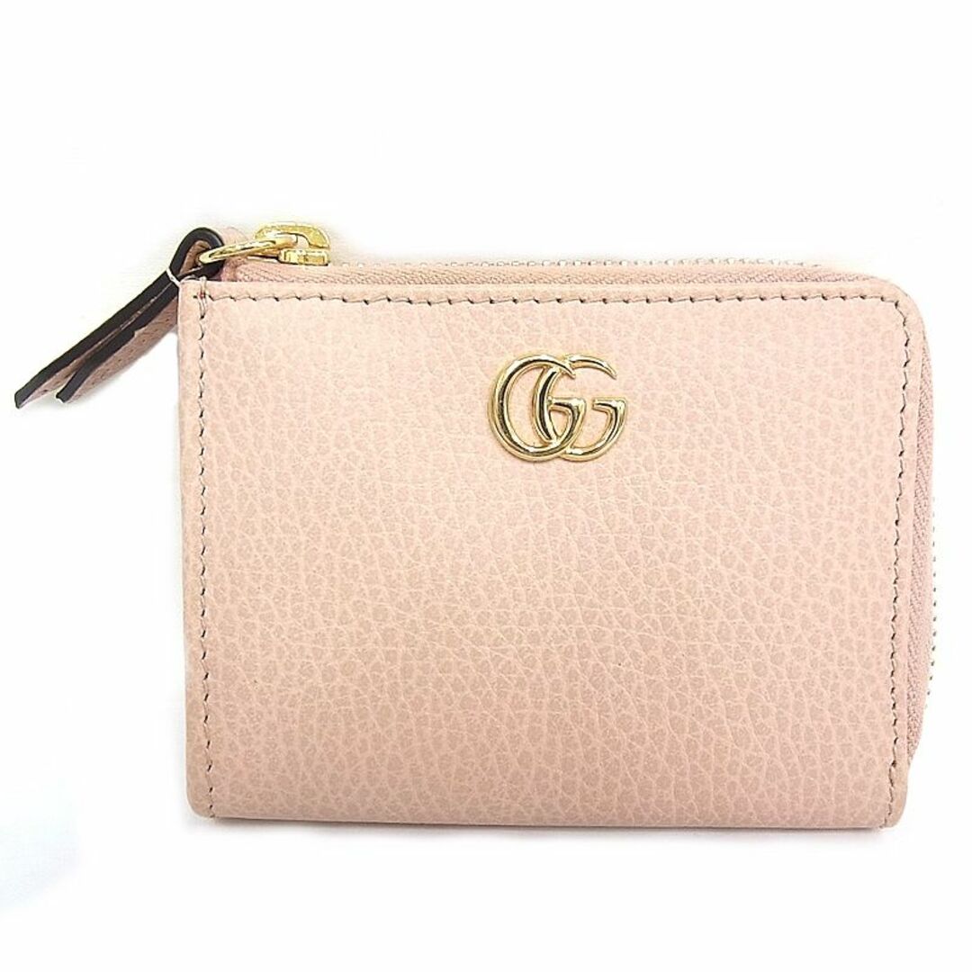 GUCCI - グッチ GUCCI コンパクト財布 ピンク コインケース L字 GUCCI - グッチ GUCCI コンパクト財布 ピンク コインケース L字