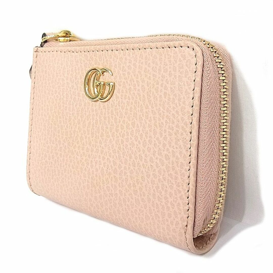 Gucci - グッチ GUCCI コンパクト財布 ピンク コインケース L字