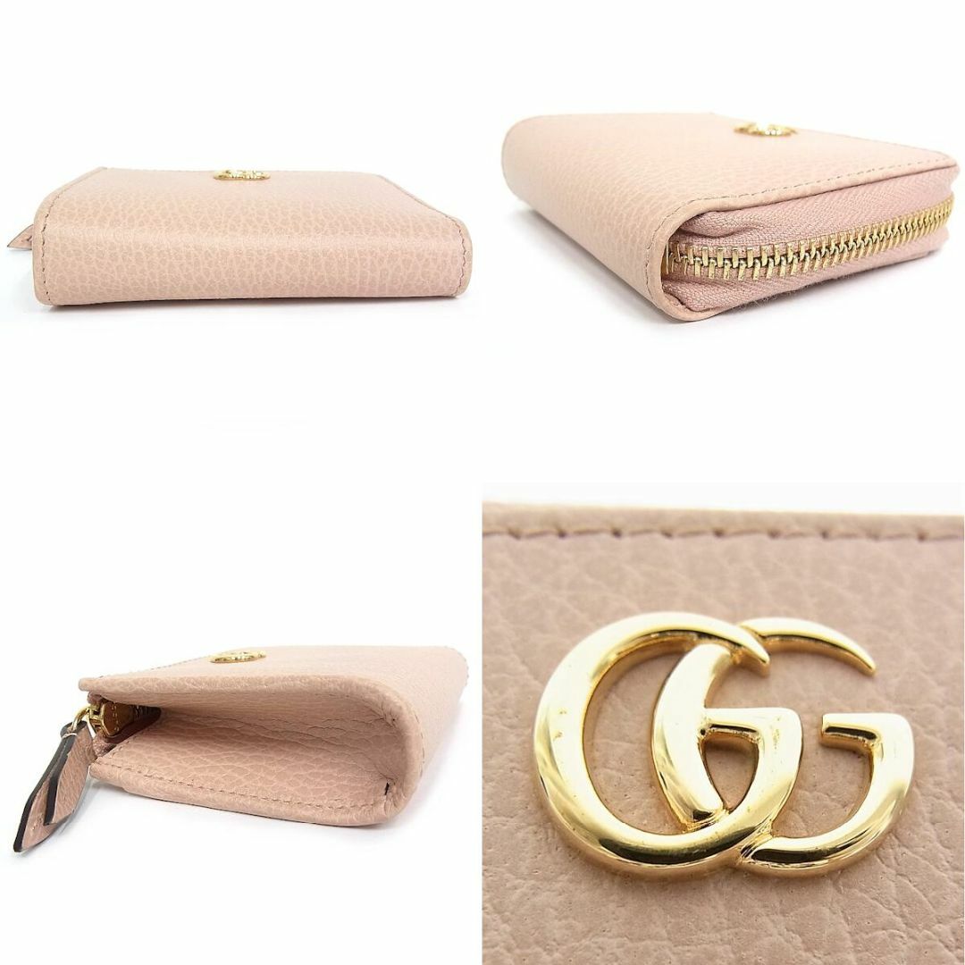 GUCCI - グッチ GUCCI コンパクト財布 ピンク コインケース L字 GUCCI - グッチ GUCCI コンパクト財布 ピンク コインケース L字