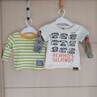 キッズズー(kid’s zoo)の70cm　ロンＴセット(Ｔシャツ)