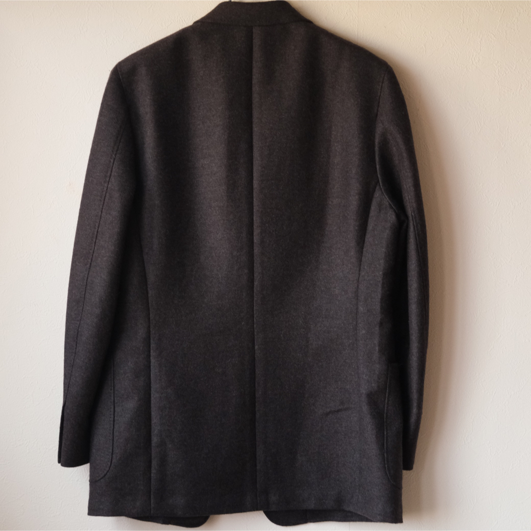 美品カナリCANALI ピュアカシミヤジャケット グレー50